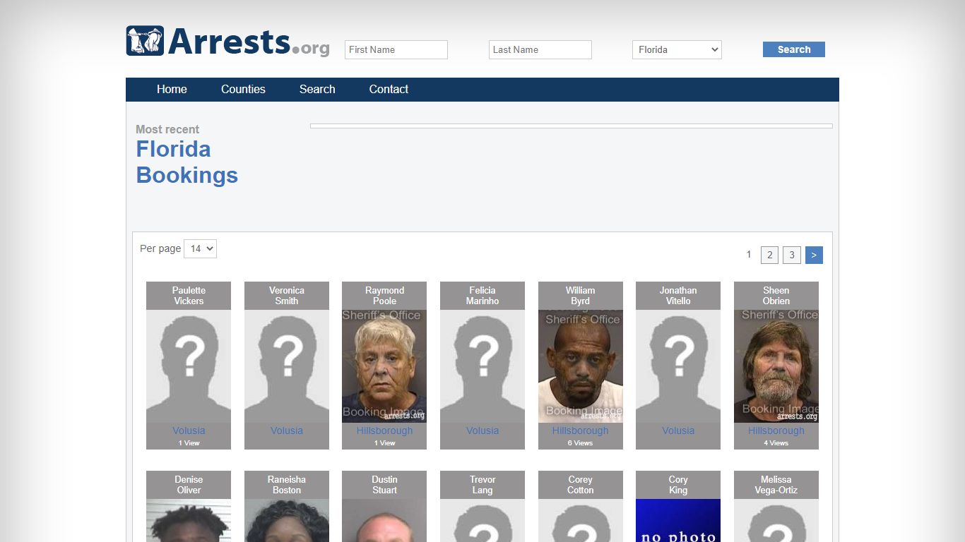 Florida Arrests and Inmate Search